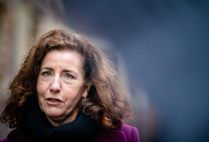 Demissionair D66-minister Ingrid van Engelshoven van Onderwijs, Cultuur en Wetenschappen.