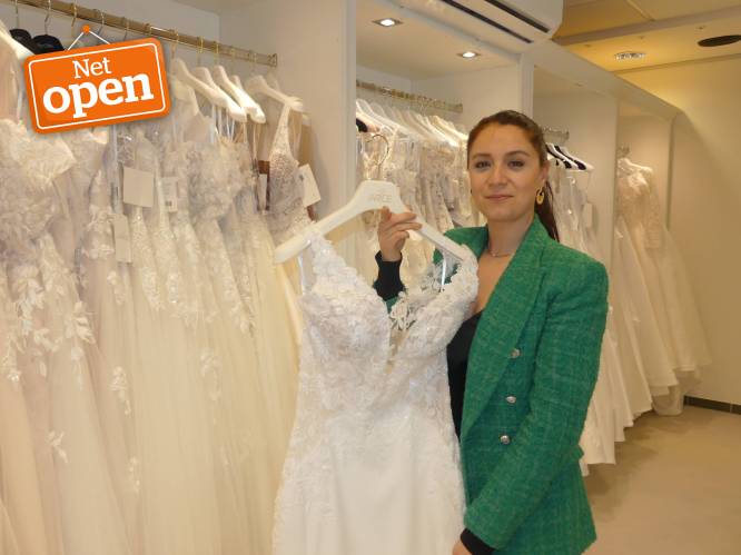 NET OPEN. Figen (43) verhuist bruidswinkel naar Astene: “Mijn sterkte? Ik ben altijd heel eerlijk tegen de bruidjes”