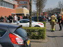 De school is geëvacueerd.