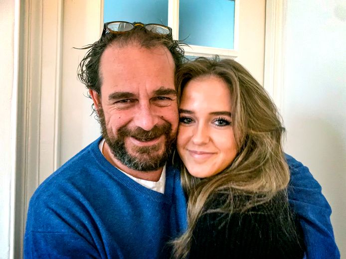 Paul van Donk met zijn dochter Jade.
