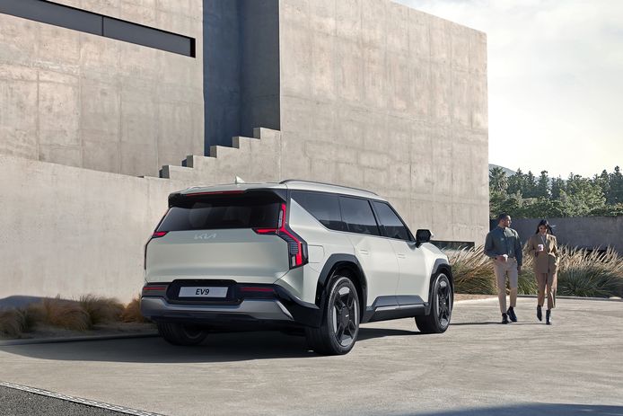 De Kia EV9 is overladen met eigenzinnige designdetails.