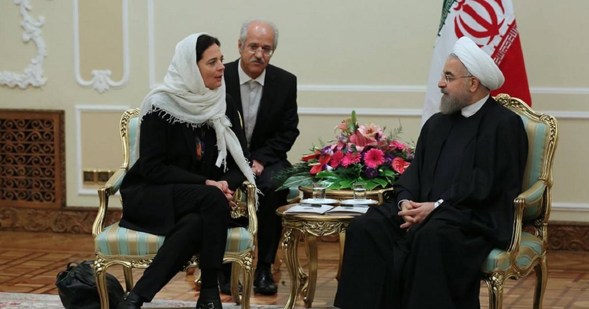 Christine Defraigne voilée en Iran "Un doigt d'honneur aux femmes