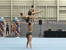 Babette Verkerke haalt met team NK acro gymnastiek 