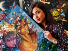 Iraanse kunstenaar uit Meeuwen exposeert voor het eerst in Nederland: ‘Kunst geeft zin aan mijn leven’
