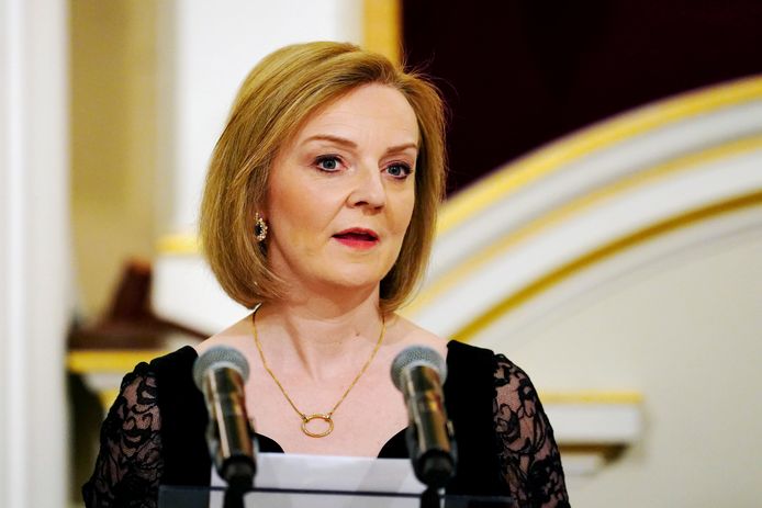 De Britse minister van Buitenlandse Zaken Liz Truss.