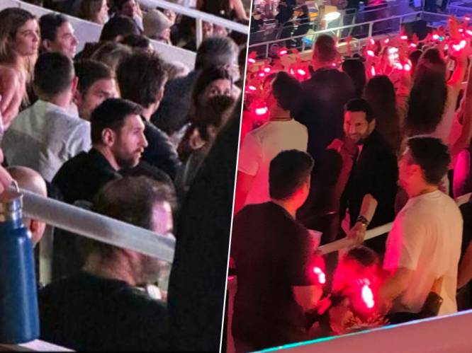 KIJK. Lionel Messi slaat PSG-feestje over en wordt op concert van Coldplay in Barcelona luid toegezongen
