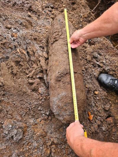 Bom van 150 kilo uit WOII gevonden op AZC-terrein in Gilze: Zestig bewoners tijdelijk geëvacueerd