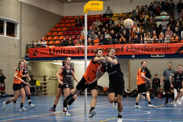 Mike van Boven, hier op archiefbeeld, scoorde tegen KCC de winnende treffer.
