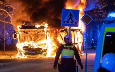 Opnieuw rellen in Zweden na demonstraties van extreemrechtse groepering