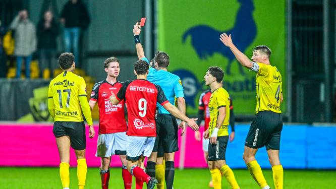 Van Keilegom twee duels geschorst bij Helmond Sport na rode kaart tegen VVV