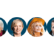 De mensen: Bernie Ecclestone, Stella Creasy, Dolly Parton en Jacques Borlée