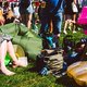 Op de wei van Werchter wordt meer gelounged dan gerockt