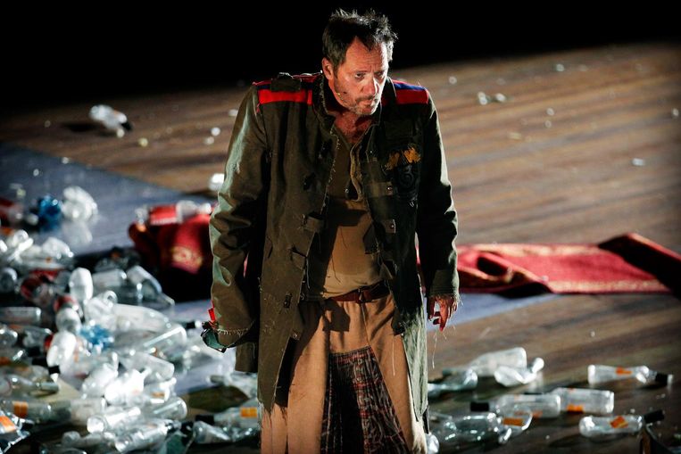 Gijs Scholten van Aschat in Richard III van Theatergroep Orkater/SSBA. Beeld anp