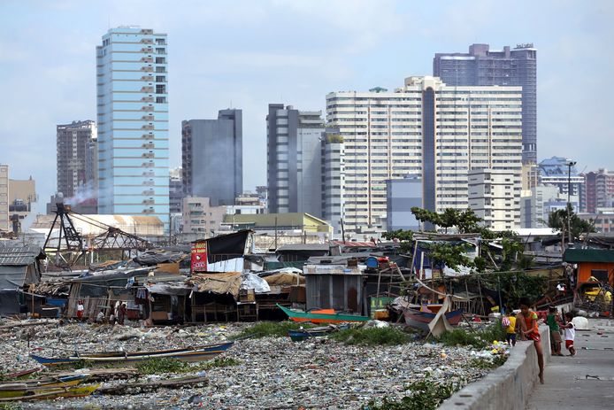 Zicht op Manilla, waar het drama plaatsvond.