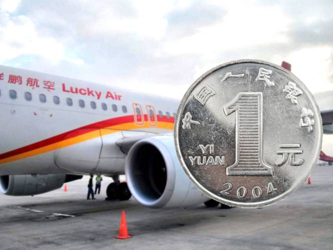 Man aangeklaagd voor gooien geluksmuntjes naar vliegtuigmotor Lucky Air