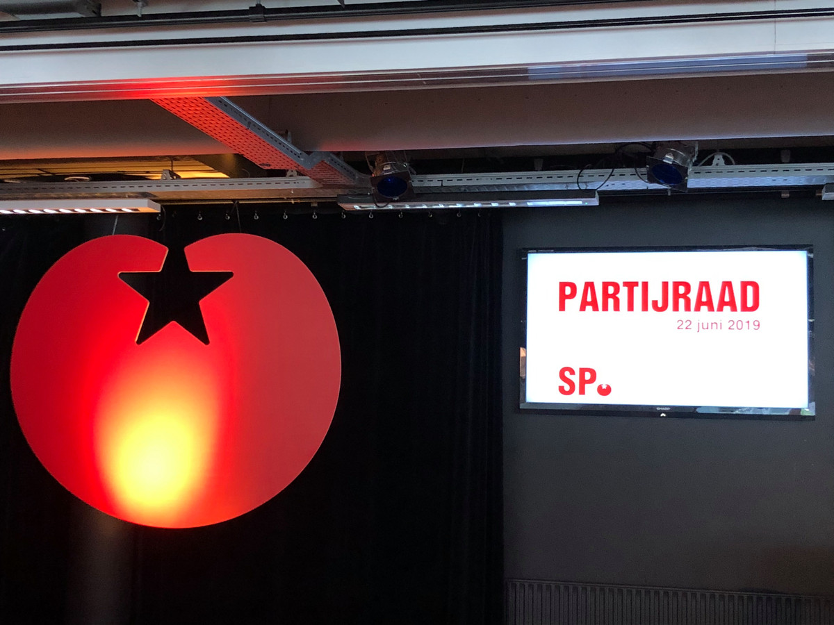 De partijraad van de SP vindt plaats in Amersfoort, op het partijkantoor