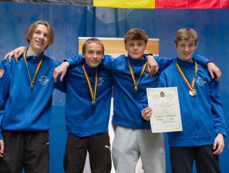 Twee keer zilver en één keer goud voor Leuvense schermclub Parcival op BK équipes