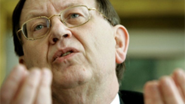 De president van De Nederlandsche Bank, Nout Wellink. (ANP) Beeld 
