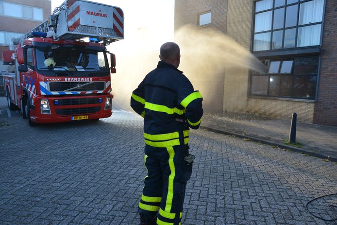 Brand benedenwoning appartementencomplex Etten-Leur