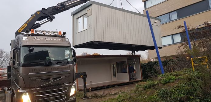 Werk aan sportpark De Neervelden voor de komst van AmericanOss.