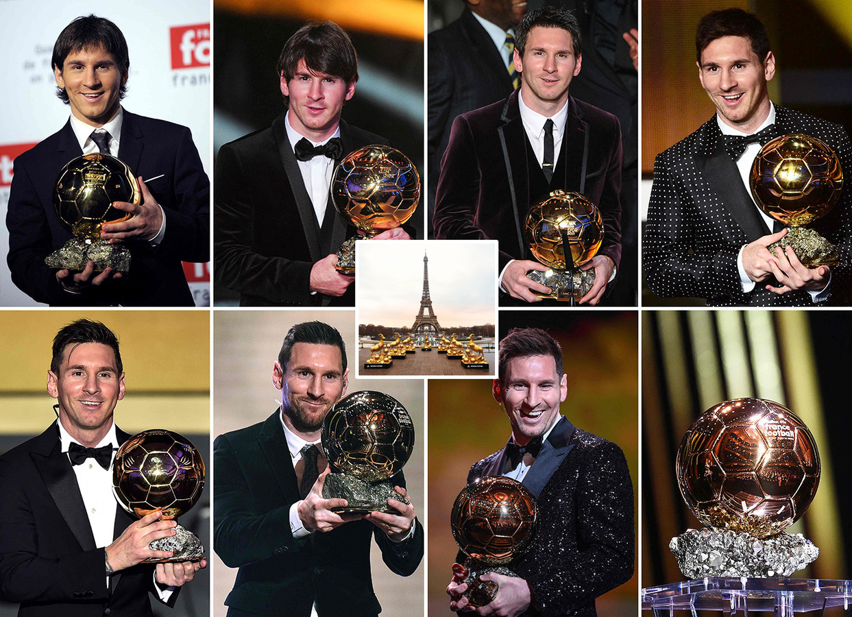 Messi en al zijn prijzen.