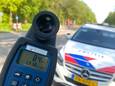 Een automobilist reed donderdagochtend 50 kilometer per uur te hard in Hoogerheide.