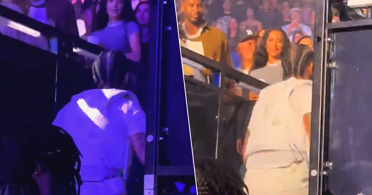 Aspetto.  Internet celebra Drake che ignora Kim Kardashian Ray durante un’esibizione |  celebrità