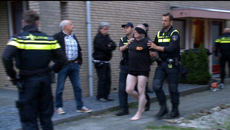 Harrie R., sinds vorig jaar voorman van motorclub Bandidos in Limburg, is opgepakt. Beeld anp