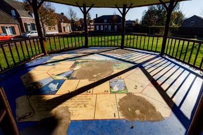 Liempds ganzenbord ligt er versleten bij: wie redt dit kunstwerk?