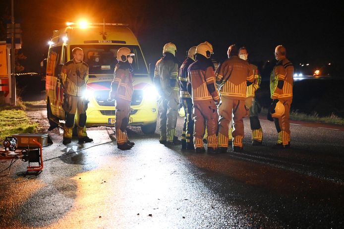 De hulpdiensten rukten uit voor het ongeval aan de Bredeweg.
