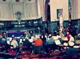 Het Fanfareorkest van Blauberg zakte al enkele malen af naar de kerk van Molenbeek om samen met het gospelkoor African Joys te repeteren.