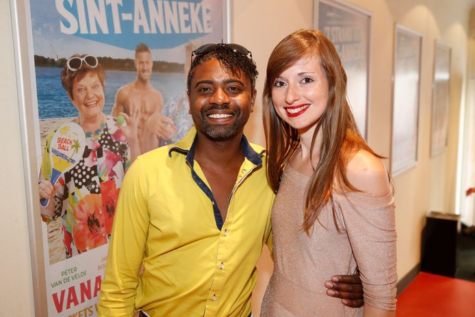 Johan Kalifa met zijn partner Selina.
