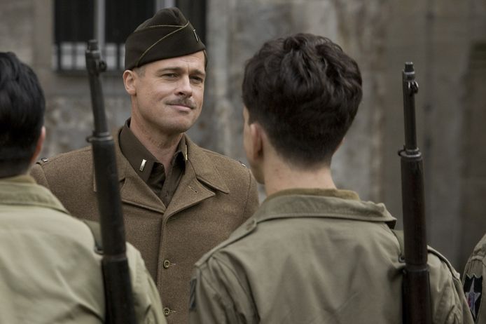 Aldo Raine (Brad Pitt) in Inglourious Basterds