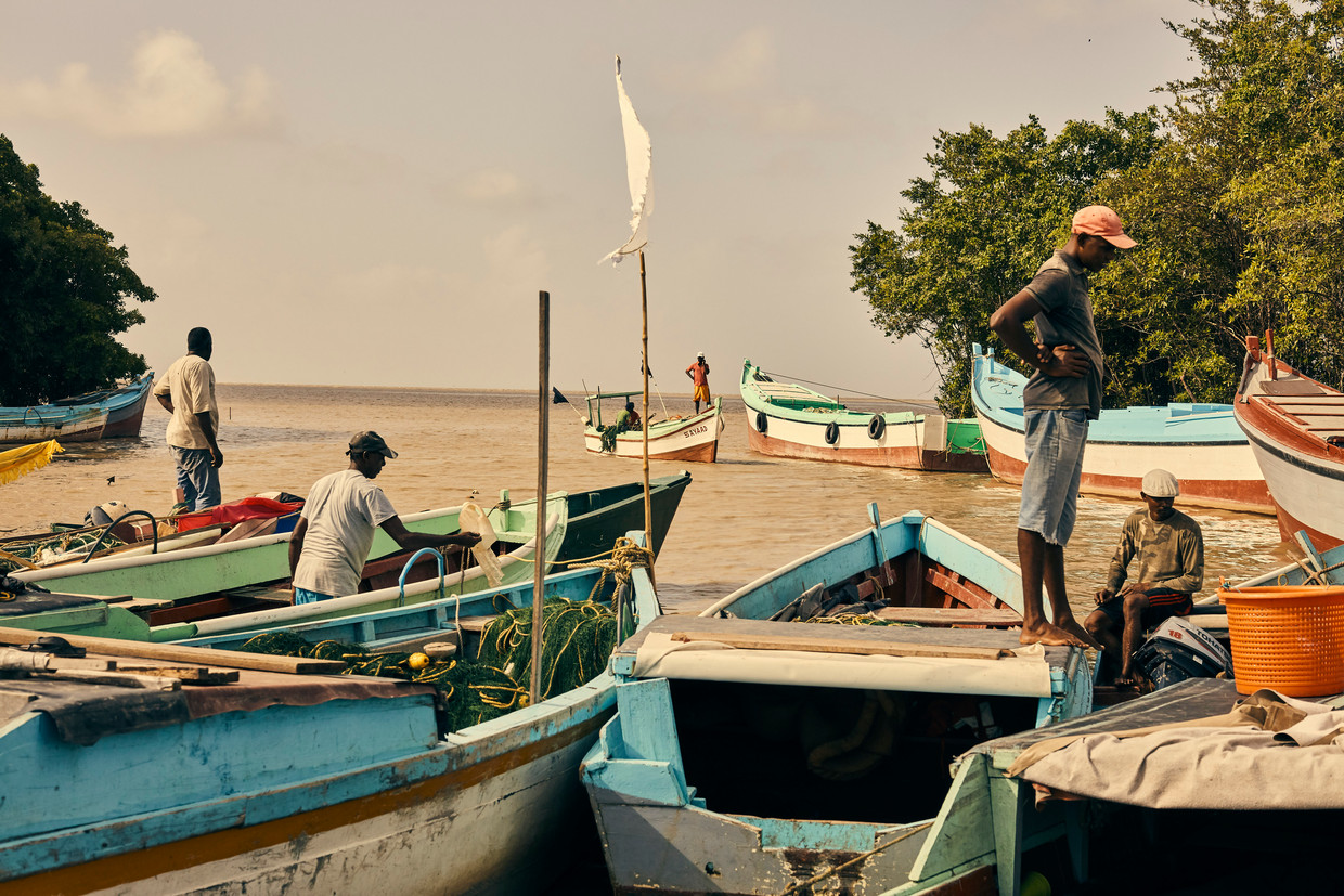 Vissers in Guyana maken zich zorgen over de oliewinning.  Beeld Hollandse Hoogte 