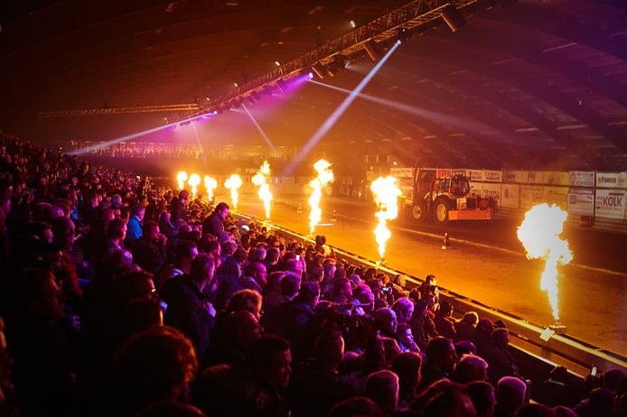 Het jaarlijkse tractorspektakel trekt doorgaans duizenden liefhebbers naar de IJsselhallen.