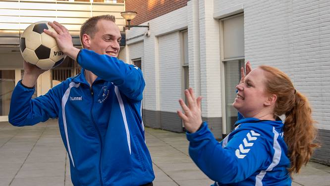 Vanaf de korf in de tuin tot het eerste van Scheldevogels: Victor krijgt training van zus Lindy