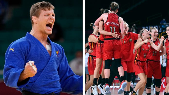 Le judoka Matthias Casse qui a décroché le bronze en -81kg. De leur côté, les Belgian Cats ont démarré leur tournoi par un exploit contre l’Australie.