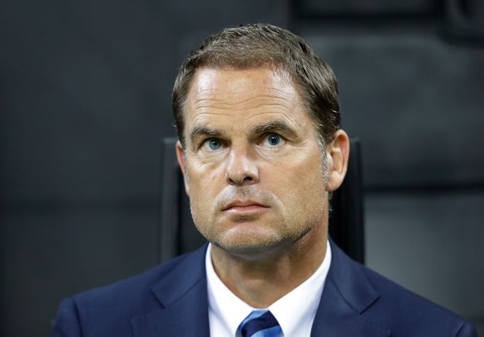Frank de Boer in 2016 als coach van Internazionale.