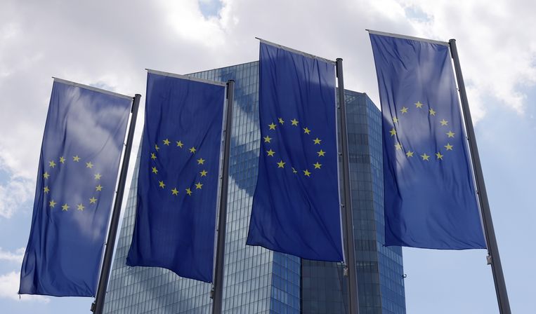 De Europese Centrale Bank in Frankfurt. Beeld ANP / EPA