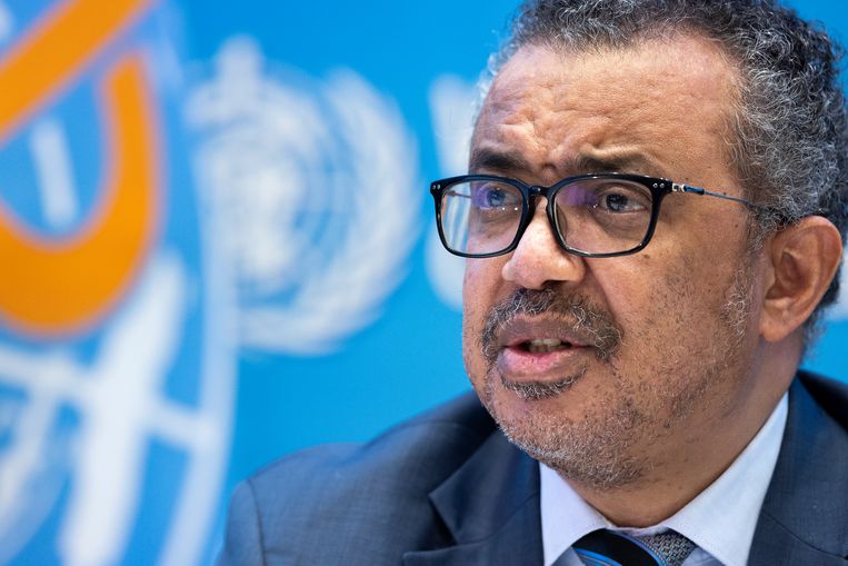 Tedros Adhanom Ghebreyesus van wereldgezondheidsorganisatie WHO. Beeld AP