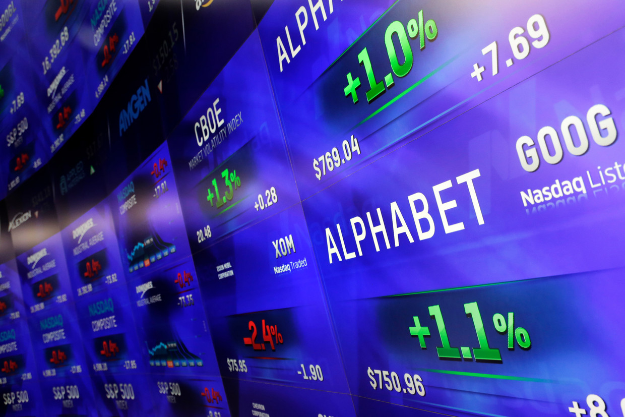 Alphabet, het bedrijf achter Google, het bedrijf achter de zoekmachine met die naam,  groeit maar door en door. Beeld AP