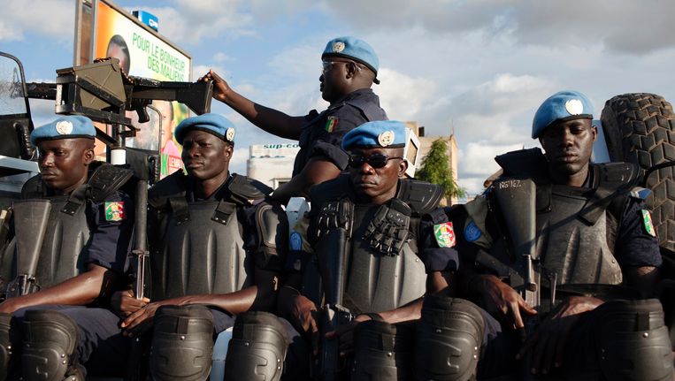 (Archiefbeeld) Militairen in Bamako. Beeld REUTERS