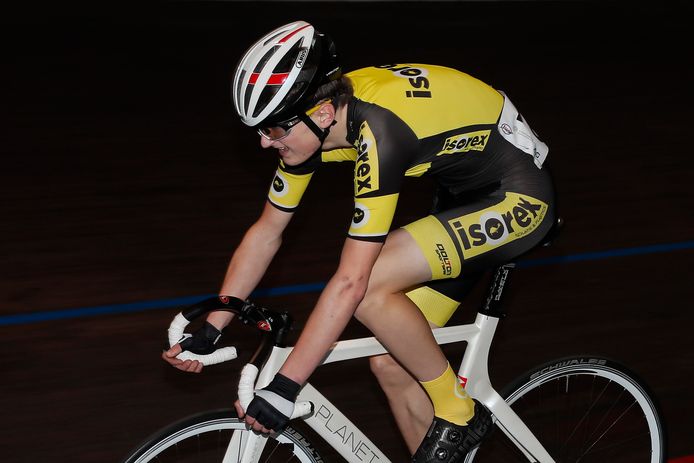 Bram Puype gaat zondag in het Vlaams Wielercentrum Eddy Merckx zijn kans tijdens het BK omnium.