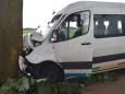 Passagier van taxibus overleden door klap tegen boom, bestuurder gewond naar het ziekenhuis 
