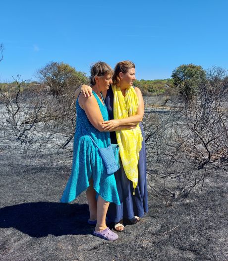 Verslagenheid maar ook optimisme na brand in Ouddorp: 'De natuur is machtig, die komt er weer bovenop’