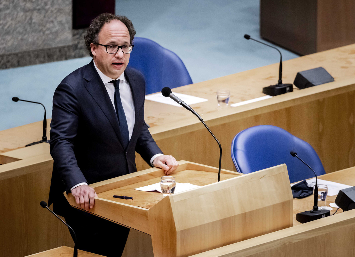 Verkenner Wouter Koolmees (D66) in de Tweede Kamer.