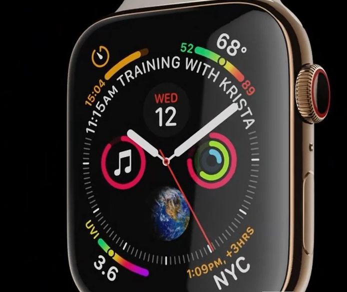 Versie vier van de Apple Watch.