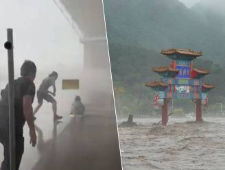 KIJK. Extreem noodweer teistert China: meedogenloze regen verandert wegen in kolkende rivieren