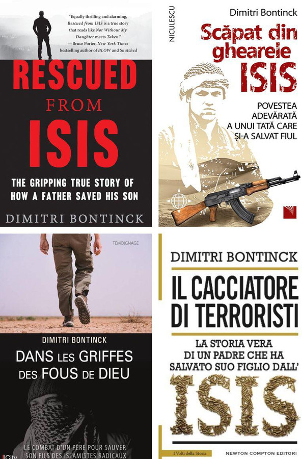 "Rescued from ISIS": le livre de Dimitri Bontinck a été traduit dans plusieurs langues