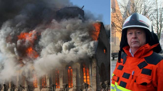“Die hitte in heel het dorp... Zelfs rolluiken smolten weg”: tien jaar geleden legde een ‘niet te blussen brand’ de kerk van Westkapelle in de as